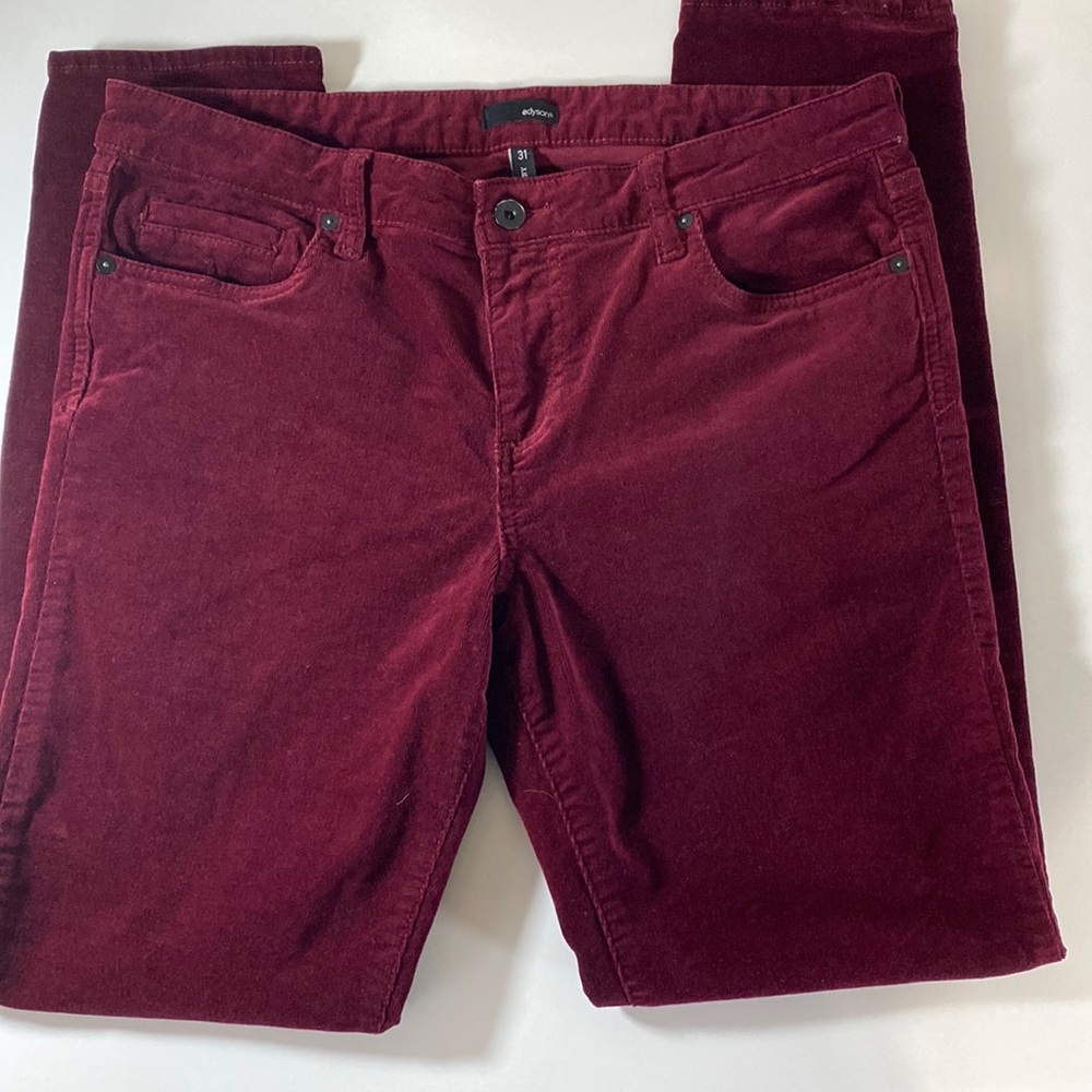 edyson Hampton Skinny Corduroy Pants Size 31